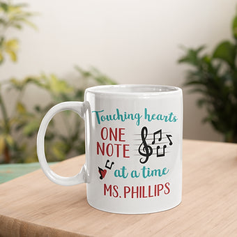 Personalized Music Teacher Mug