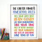 Personalized Homeschool Rules Wall Print