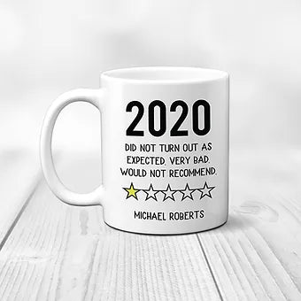 Personalized 2020 One Star Review Mug