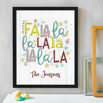 Personalized Falala Christmas Print