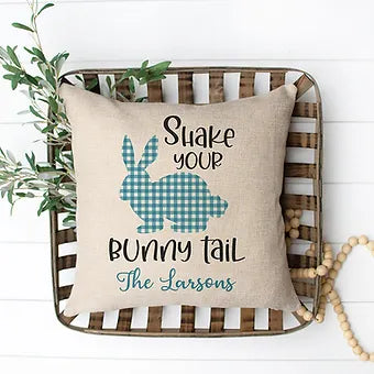 Personalized Shake Your Bunny Tail Pillow