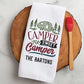Personalized Camper Sweet Camper Dish Towel