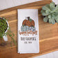Personalized Happy Fall Y'all Towel