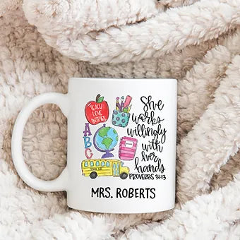 Personalized Proverbs Teaching Mug