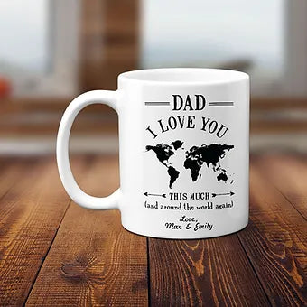 I Love You Dad Personalized Mug