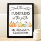 Personalized Cutest Pumpkins in the Patch Print