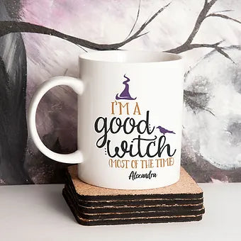 Personalized Good Witch Halloween Mug