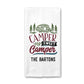 Personalized Camper Sweet Camper Dish Towel