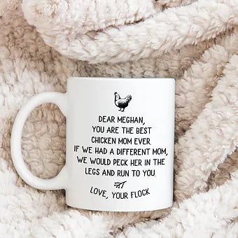 Best Chicken Mom Ever Personalized Mug