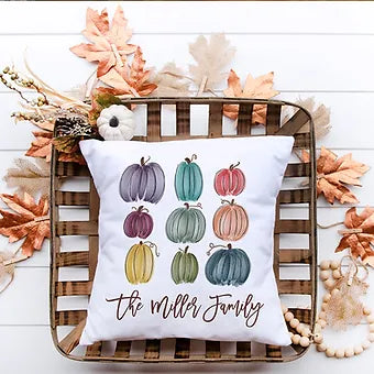 Personalized Pumpkin Pillow