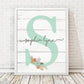 Personalized Monogram Name Print
