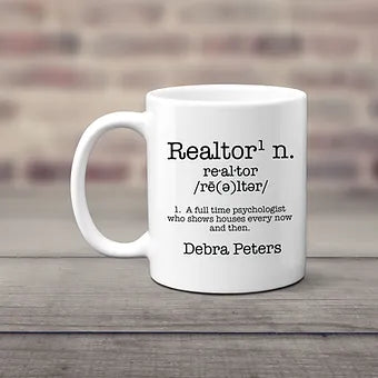 Personalized Realtor Defined Mug