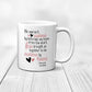 Sister By Heart Pink Personalized Mug