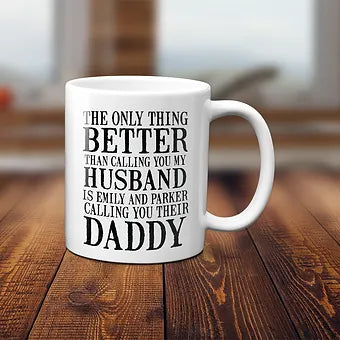 Personalized Husband and Dad Mug