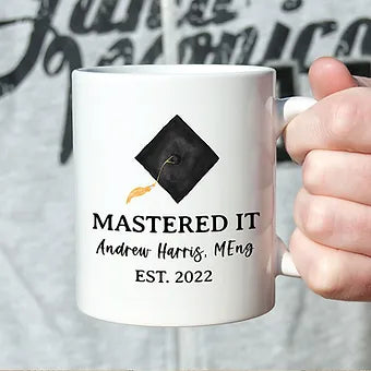 Personalized Mastered It Graduation Mug