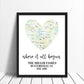 Where It All Began Personalized Map Print