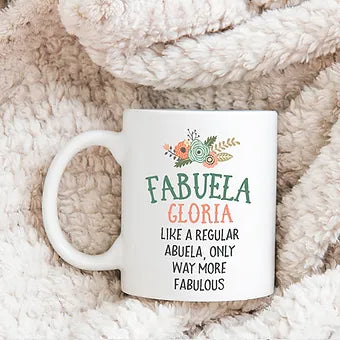 Personalized Fabuela Coffee Cup