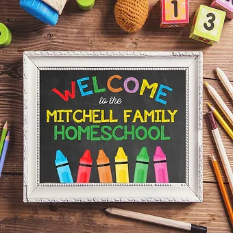 Personalized Welcome To Homeschool Print