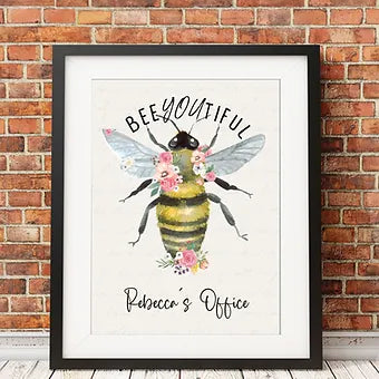 Personalized BeeYOUtiful Print