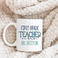 Personalized Teacher Vibes Mug