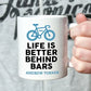 Personalized Life Is Better Behind Bars Coffee Mug