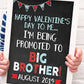 Valentine's Day Big Brother Pregnancy Announcement Print