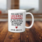 Personalized Luckiest Husband Mug