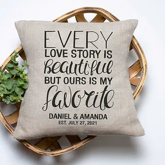 Personalized Our Love Story Is My Favorite Pillow