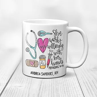 Personalized Nurse Mug