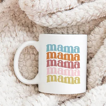 Retro Curve Mama Mug