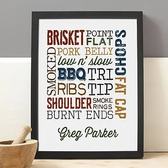 Personalized Cookout Print