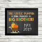 Little Pumpkin is Promoted To Big Brother Announcement Print