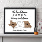 Personalized Long Distance Family Love Print