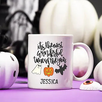 Wonderful Time of Year Personalized Halloween Mug