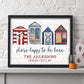 Personalized Shore Happy to Be Here Print