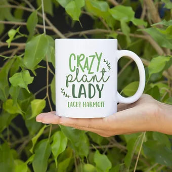 Personalized Crazy Plant Lady Mug