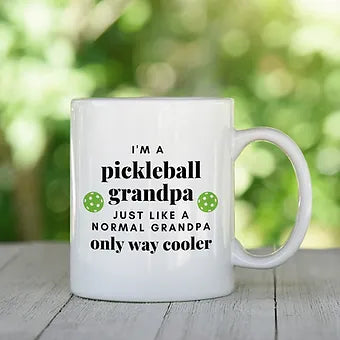 Cool Pickleball Grandpa Mug