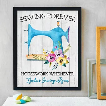 Sewing Forever Personalized Print