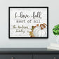 Personalized I Love Fall Most Of All Seasonal Print