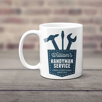 Personalized Handyman Service Mug
