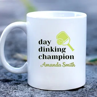 Day Drinking Champion Pickleball Mug