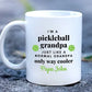Cool Pickleball Grandpa Mug