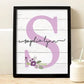 Personalized Monogram Name Print