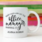 Personalized Officer Manager Keep Calm Mug